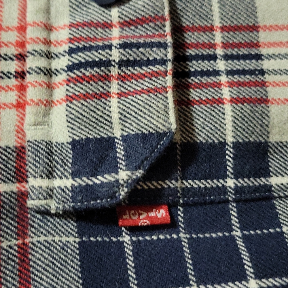 LEVI'S NFL LONG SLEEVE PLAID SHIRT ๐ SIZE 3XL - Picture 6 of 16